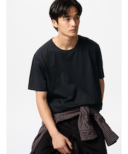 スーピマコットンクルーネックTシャツ