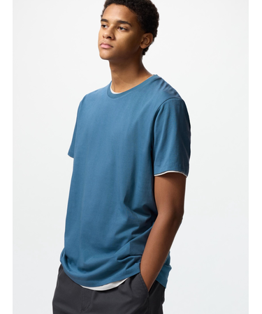 スーピマコットンクルーネックTシャツ