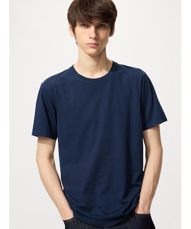 スーピマコットンクルーネックTシャツ