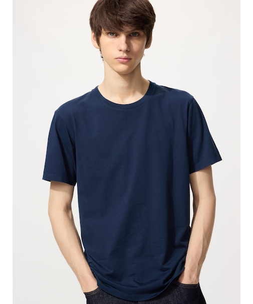 スーピマコットンクルーネックTシャツ