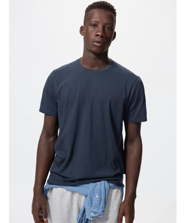 スーピマコットンクルーネックTシャツ