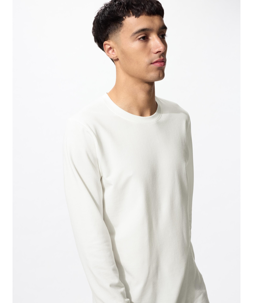 極暖ヒートテックコットンクルーネックT/9分袖