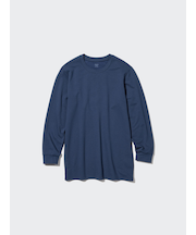 極暖ヒートテックコットンクルーネックT/9分袖