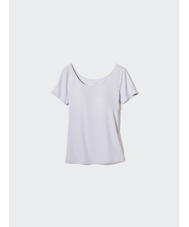 エアリズムシルクブレンドリブブラTシャツ