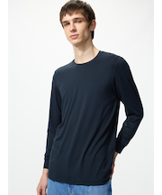 ヒートテッククルーネックT/9分袖