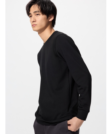 超極暖ヒートテッククルーネックT