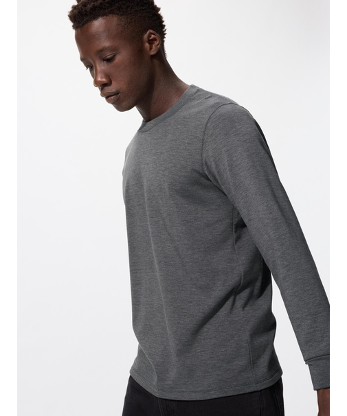 超極暖ヒートテッククルーネックT