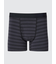 コットンボーダーボクサーブリーフ/前開き