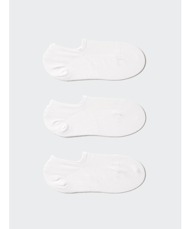 ベリーショートソックス/3足組/メッシュ