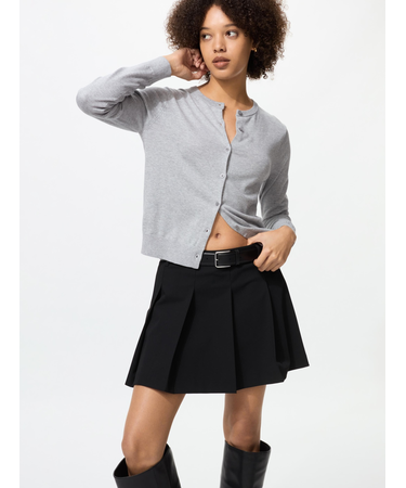 UVカットクルーネックカーディガン