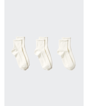 ソックス/3足組/クルーフリル