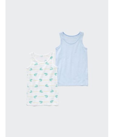 コットンメッシュタンクトップ/2枚組