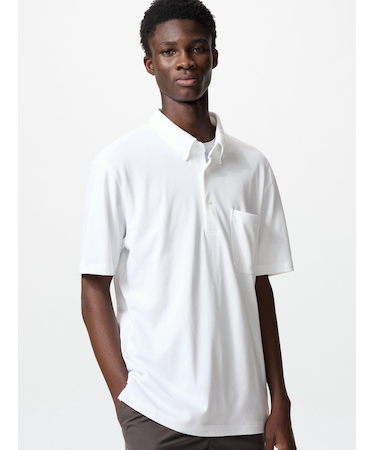 エアリズムカノコポロシャツ/ボタンダウン