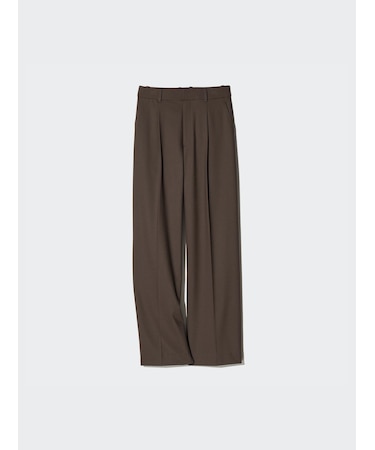 タックワイドパンツ/丈長め