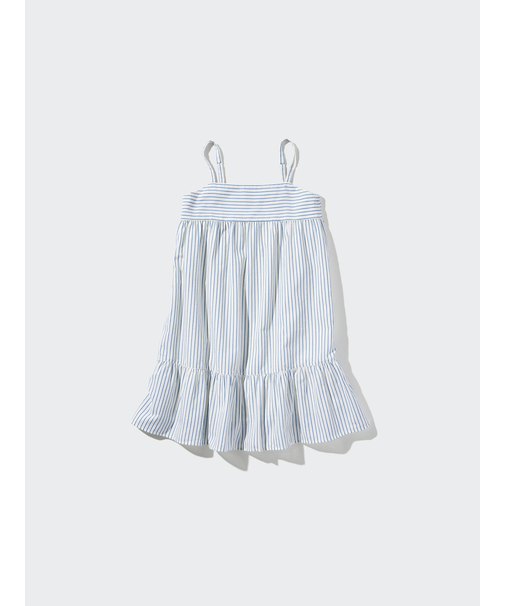 GIRLS ストライプキャミソールワンピース