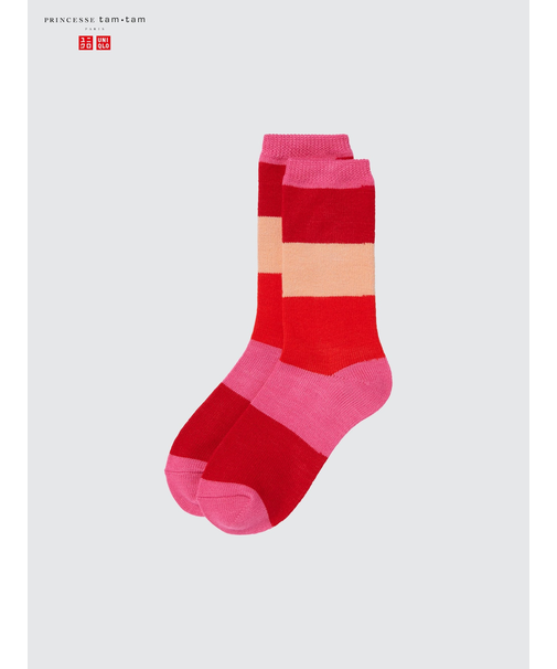 ヒートテックソックス（カラーブロック）