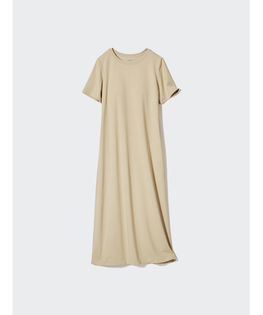 エアリズムコットンブラワンピース