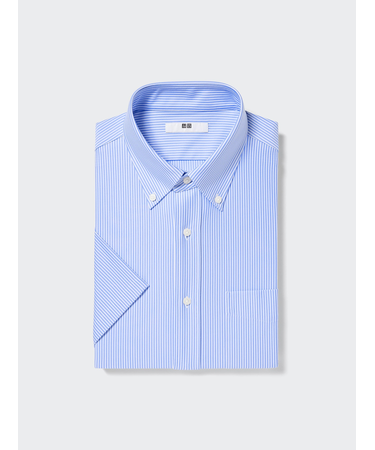 ドライノンアイロンジャージーシャツ/BD/半袖