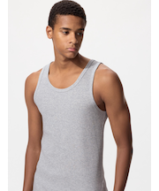 ドライカラーリブタンクトップ