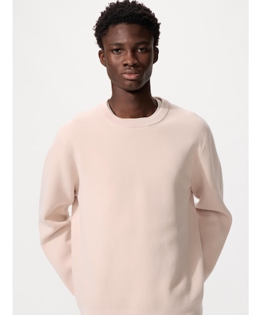 ウォッシャブルミラノリブクルーネックセーター