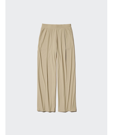 ウルトラストレッチエアリズムワイドパンツ/丈長め