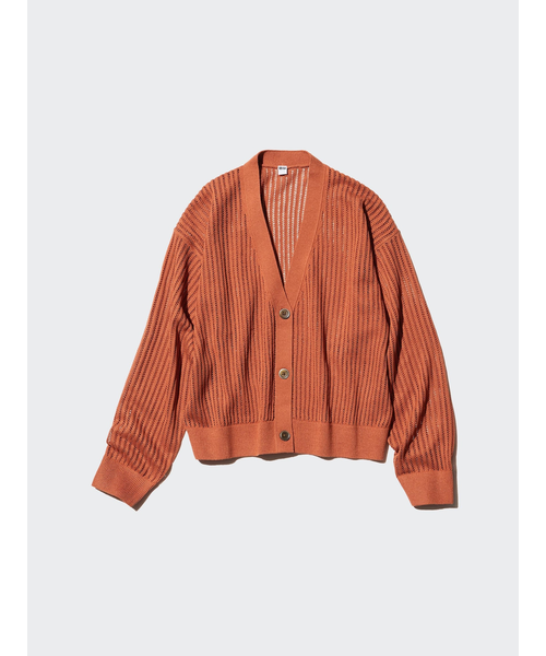 DRIES VAN NOTTEN メッシュショートカーディガン DRIES VAN NOTTEN メッシュショートカーディガン
