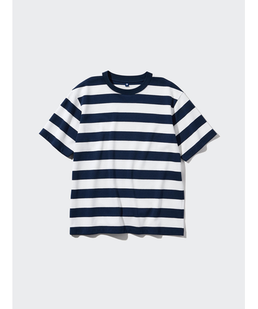 エアリズムコットンボーダーTシャツ