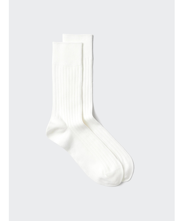 スーピマコットンワイドリブソックス