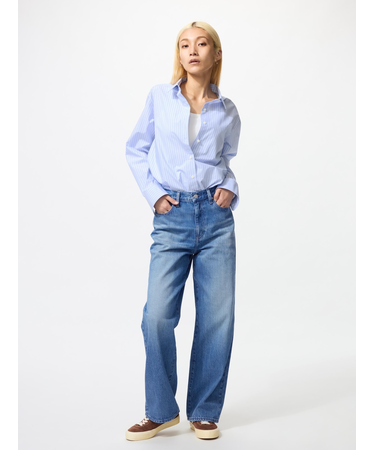 ワイドストレートジーンズ