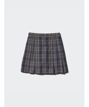 GIRLS チェックミニスコート