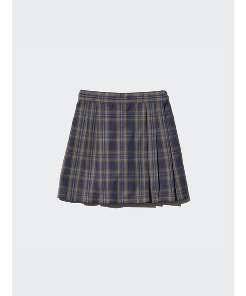 GIRLS チェックミニスコート