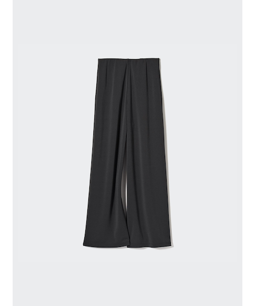 クレープジャージーストレートパンツ