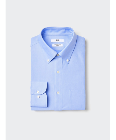 スーパーノンアイロンジャージースリムシャツ/ボタンダウン