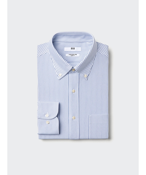 UNIQLO スーパーノンアイロンジャージースリム Sサイズ　5枚セット ユニクロ公式 | スーパーノンアイロンジャージースリムシャツ/ボタン