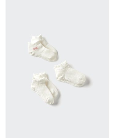 ショートソックス/3足組