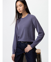 メリノクルーネックセーター