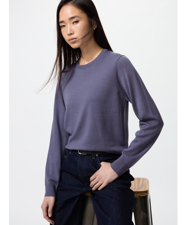 メリノクルーネックセーター