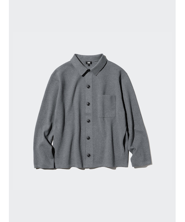 ミラノリブシャツカーディガン