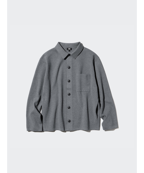 ミラノリブシャツカーディガン