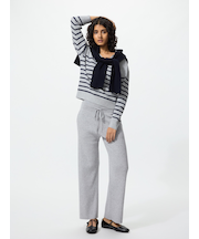 ウォッシャブルニットリブパンツ