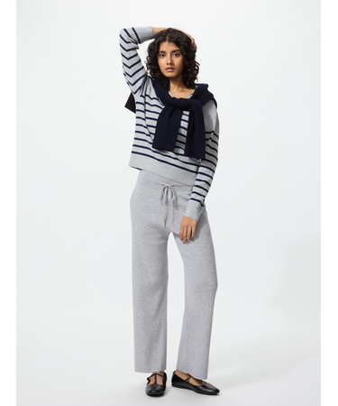 ウォッシャブルニットリブパンツ