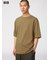 エアリズムコットンオーバーサイズTシャツ/5分袖