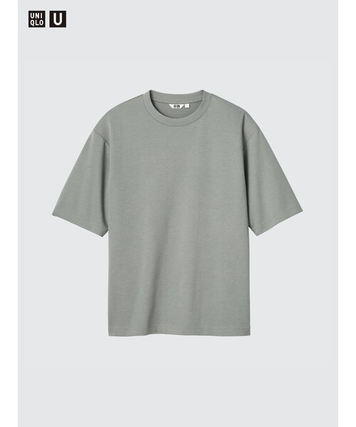 エアリズムコットンオーバーサイズTシャツ/5分袖｜ユニクロの通販