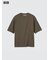 エアリズムコットンオーバーサイズTシャツ/5分袖