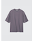 エアリズムコットンオーバーサイズTシャツ/5分袖