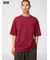 エアリズムコットンオーバーサイズTシャツ/5分袖