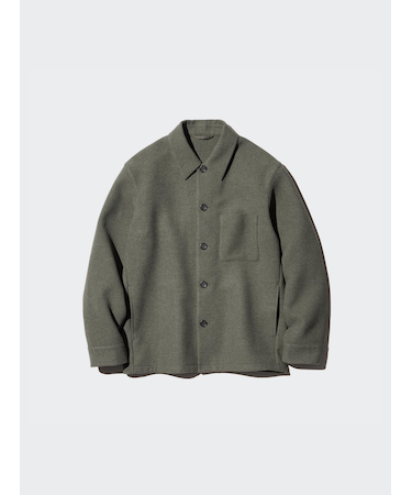 ダブルフェイスシャツジャケット