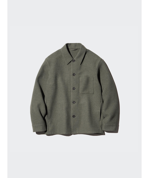 ダブルフェイスシャツジャケット