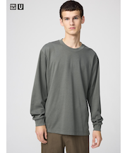 エアリズムコットンクルーネックTシャツ