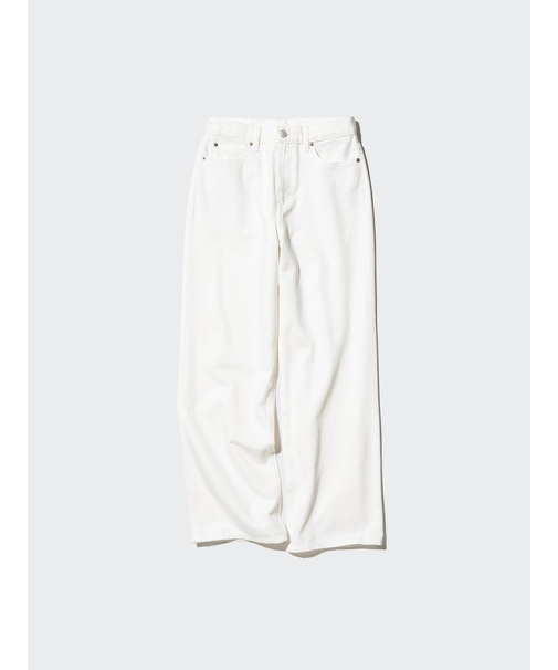 ワイドストレートジーンズ